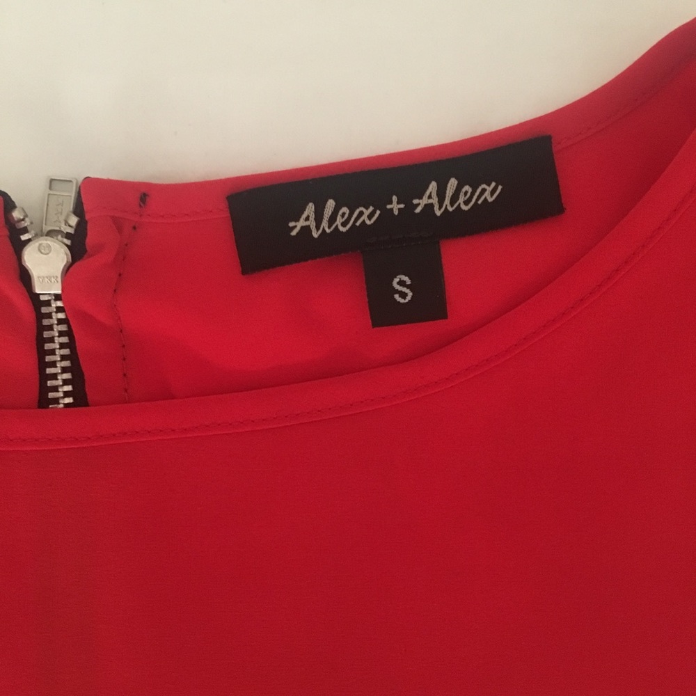 Alex + Alex Red Dress - Picture 4 of 4